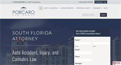 Desktop Screenshot of porcarolaw.com